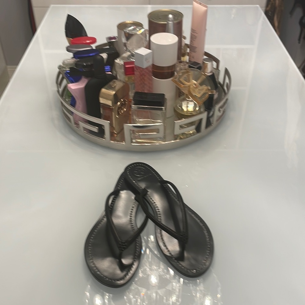Tory Burch Liana Thong Sandal (Crystal Embellished) Brand New